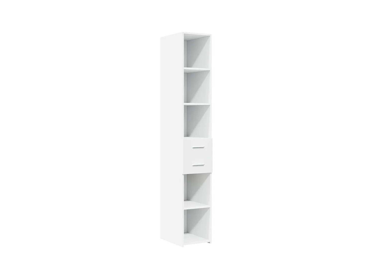 Armoire de rangement mince blanc 30x42,5x225 cm