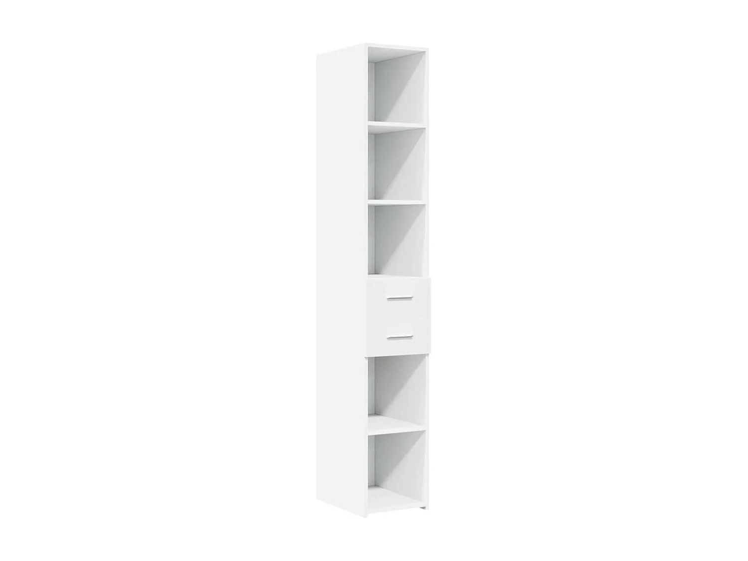 Armoire de rangement mince blanc 30x42,5x225 cm