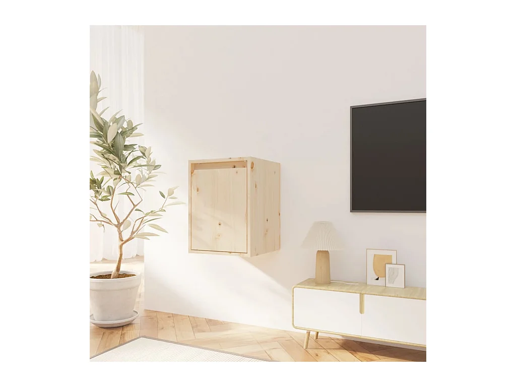 Armoire murale 30x30x40 cm Bois de pin massif