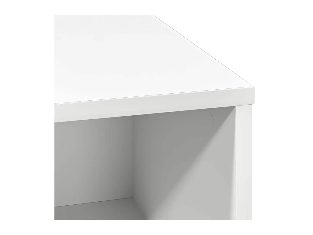 Buffet avec LED Blanc 71x34,5x75 cm en Bois Nécessaire