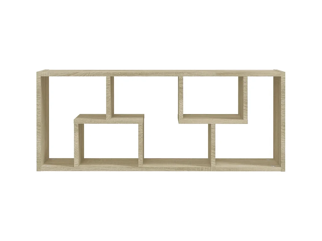 Mensola da parete in rovere Sonoma 36x16x90 cm in legno ingegnerizzato