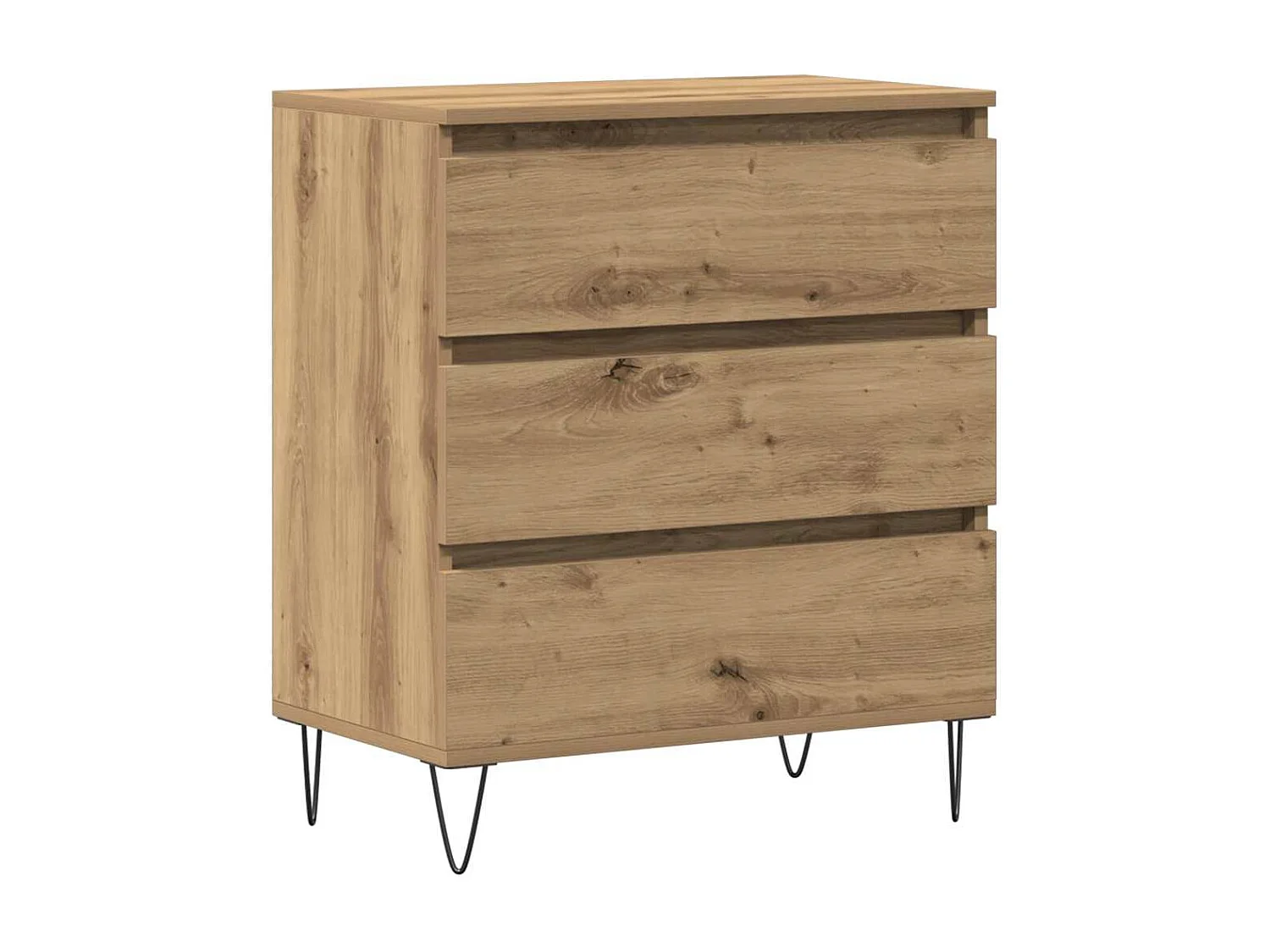 TV-meubel met lades Artisan Oak 60x35x70 cm Technisch hout