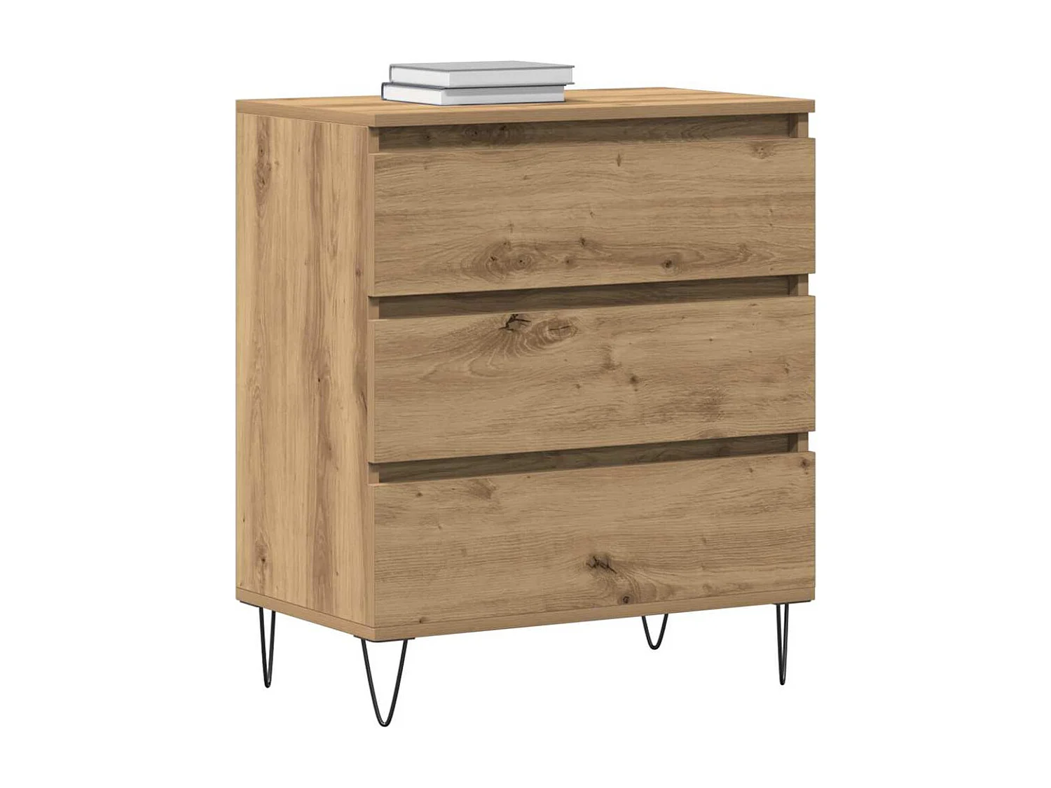 TV-meubel met lades Artisan Oak 60x35x70 cm Technisch hout