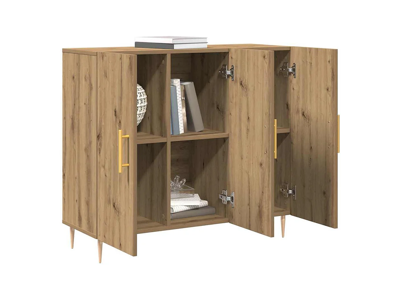 Buffet Artisan Chêne 90x34x80 cm Bois d'ingénierie