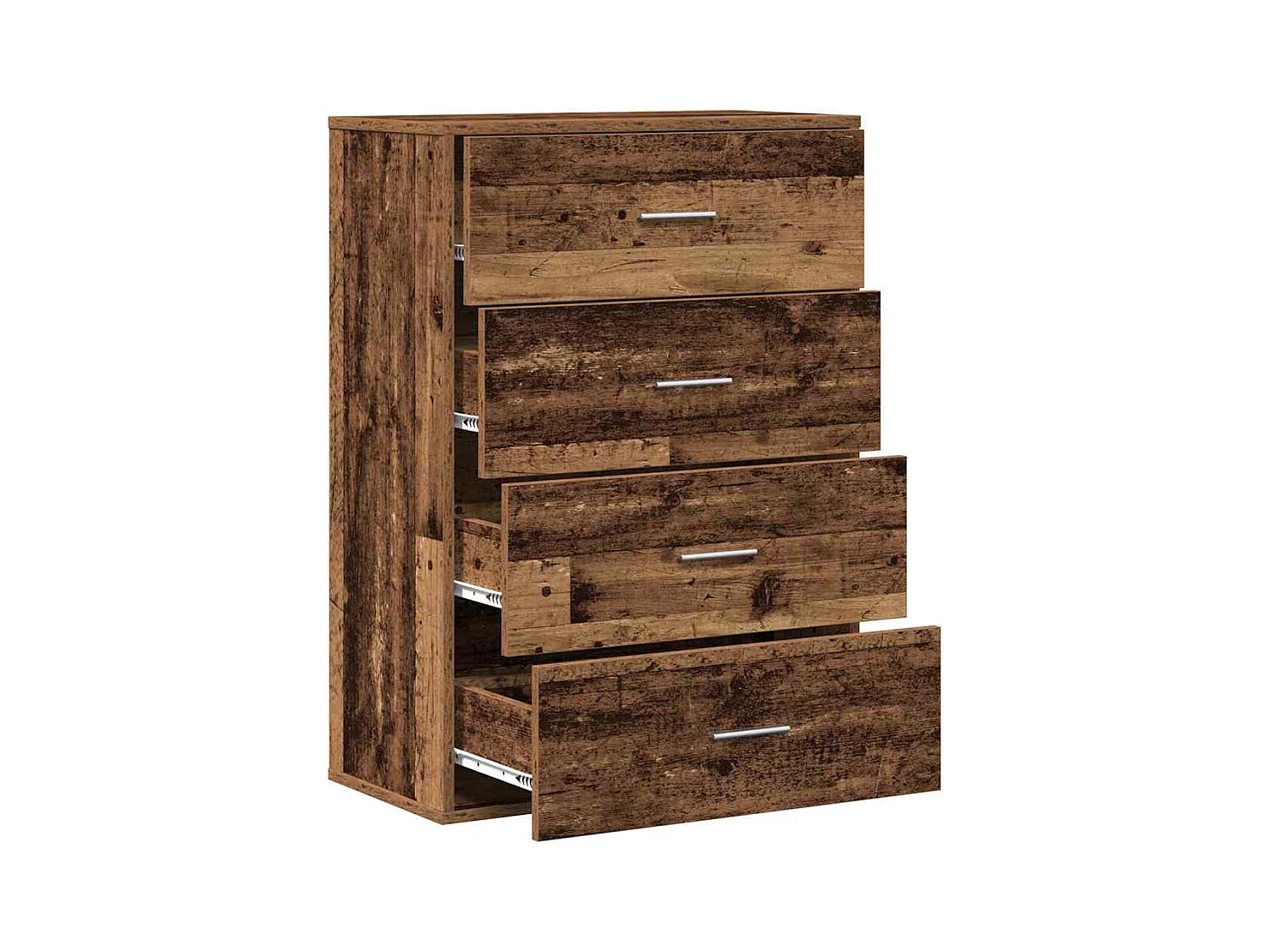 Credenza antica in legno 60 x 31 x 84 cm Pannello truciolare