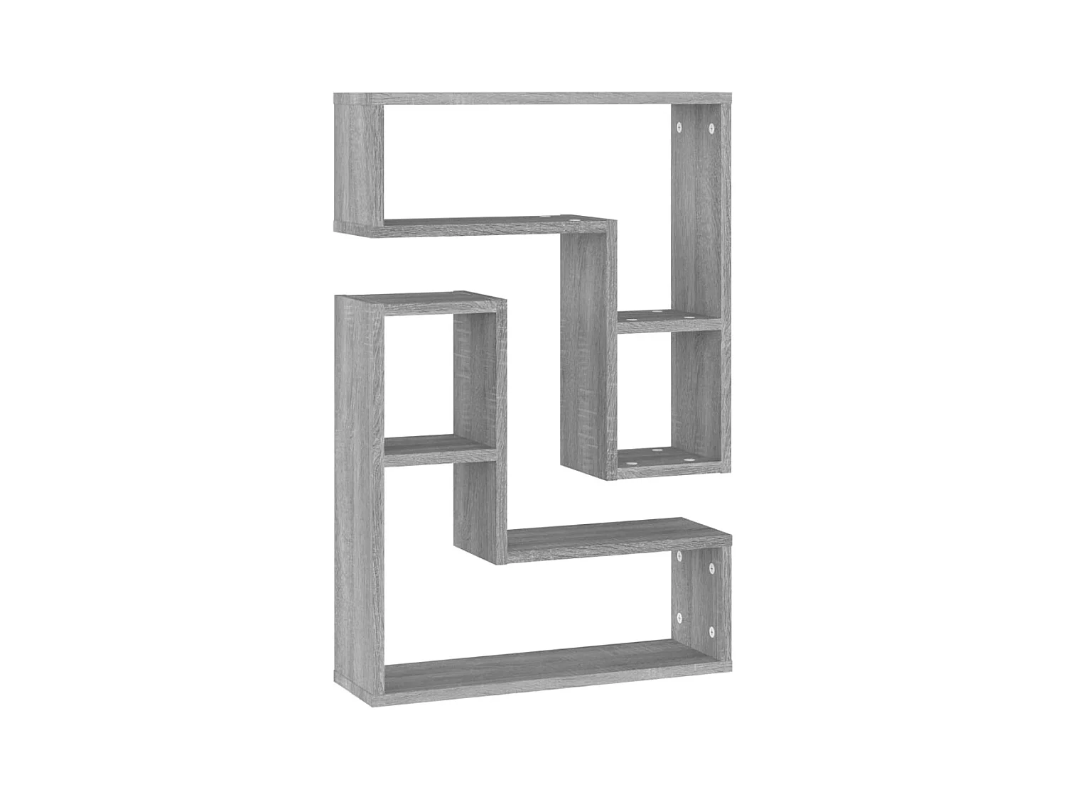 Mensole da parete 2 pezzi Sonoma grigio 50x15x50 cm Legno ingegnerizzato