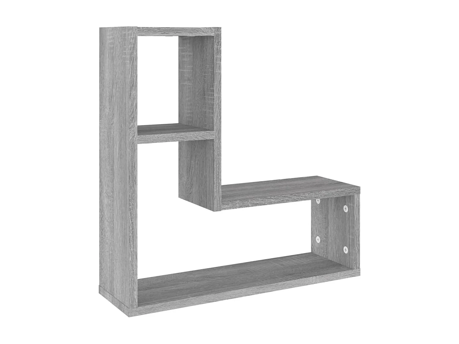 Étagères murales 2pcs Sonoma gris 50x15x50 cm Bois d’ingénierie