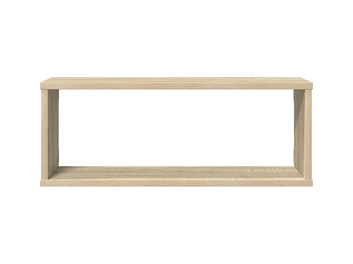 Étagères murales cube 4 pcs Chêne sonoma Bois d’ingénierie