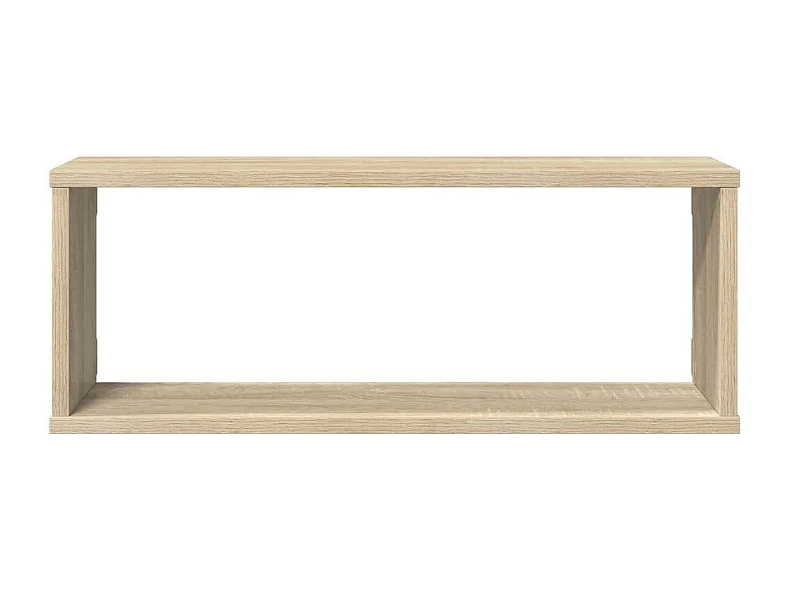 Étagères murales cube 4 pcs Chêne sonoma Bois d’ingénierie