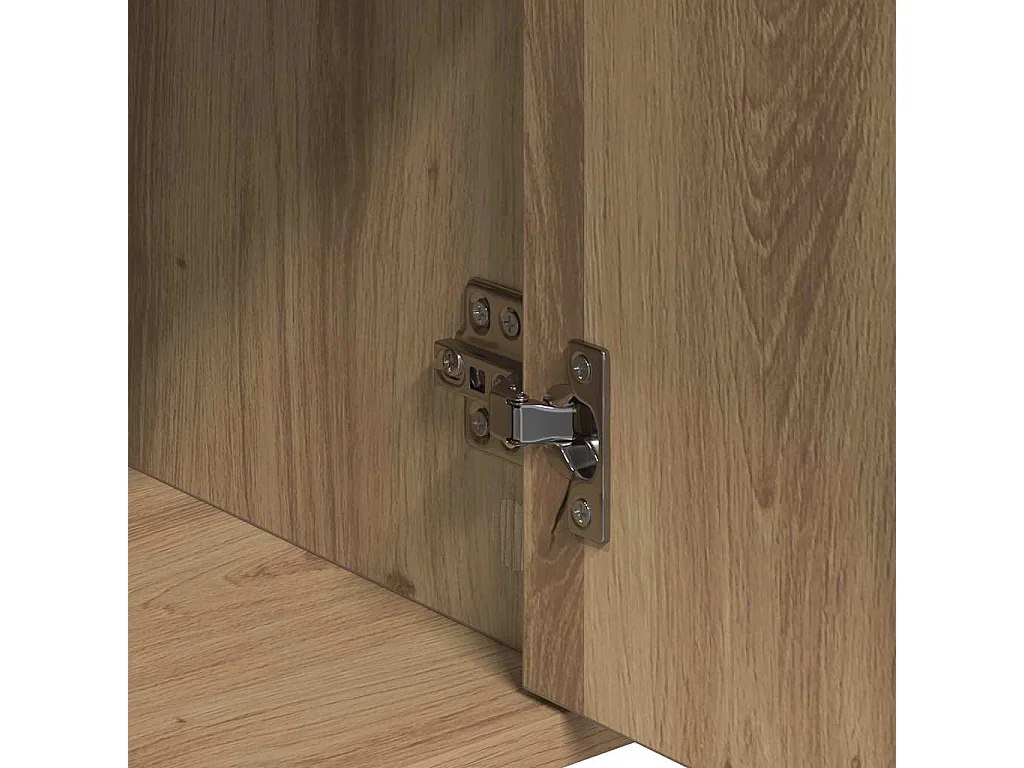 Handgemaakt eikenhouten dressoir 60 x 31 x 70 cm Technisch hout