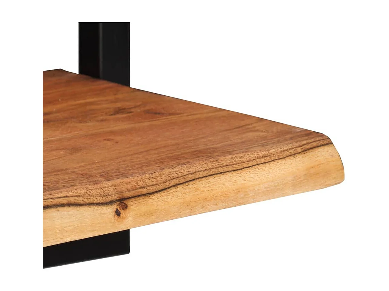 Estantes de pared 2 uds 25x25x35 cm Madera de acacia y acero