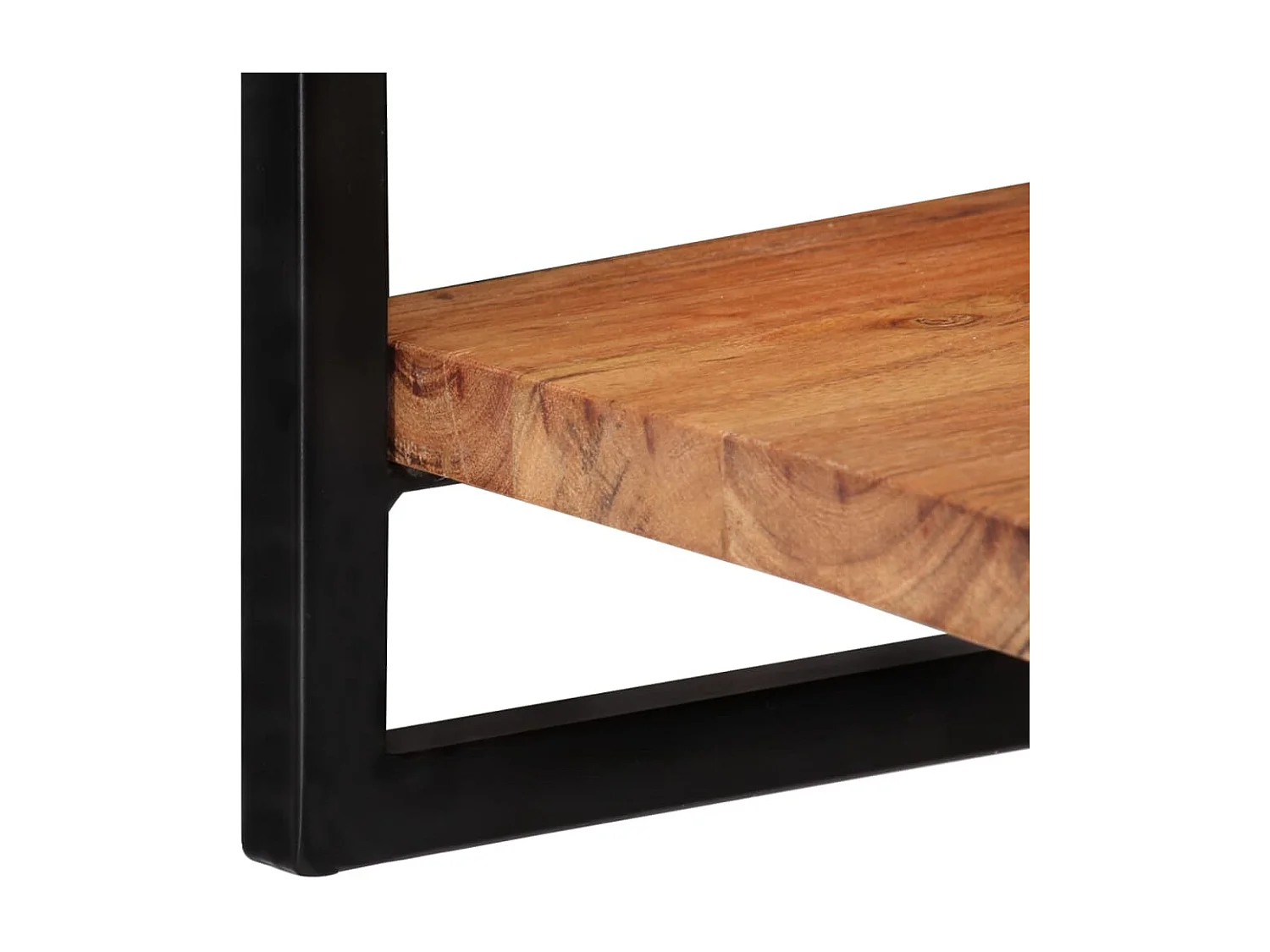 Étagères murales 2 pcs 25x25x35 cm Bois d'acacia et acier
