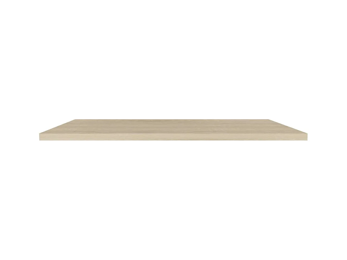 Mensola sospesa da parete in rovere 120x23,5x3,8 cm MDF