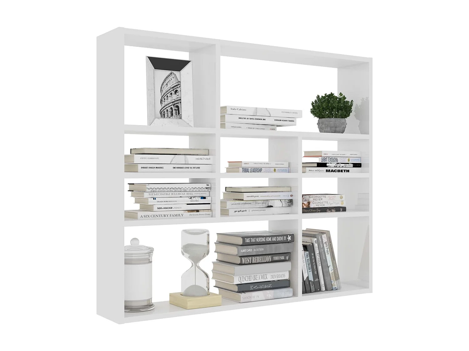 Étagère murale Blanc 90x16x78 cm Bois d’ingénierie