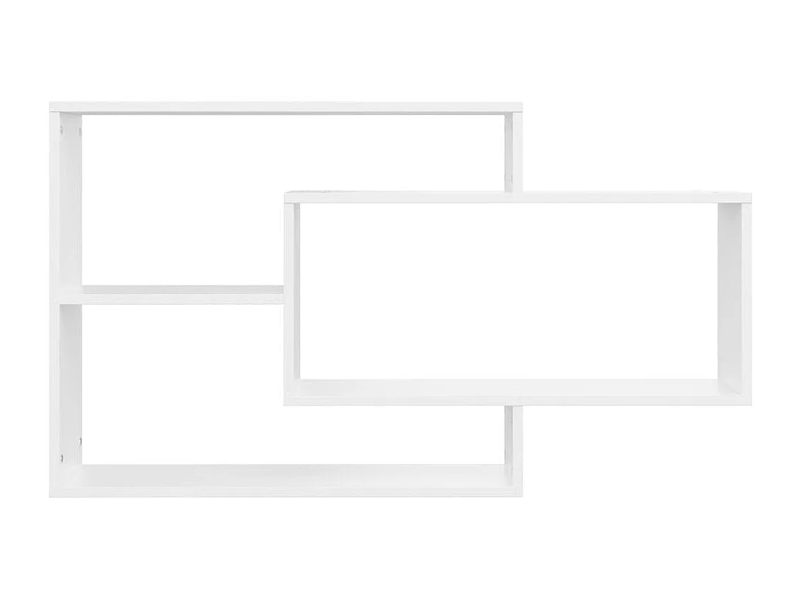 Mensole da parete Bianco 104x20x58,5 cm Legno composito