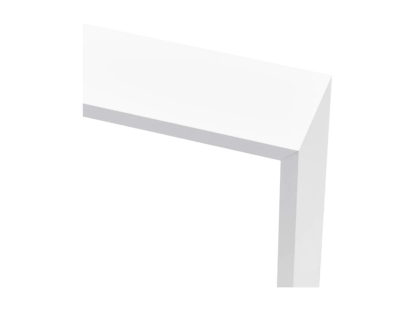 Mensole da parete a cubo da 3 pezzi, MDF bianco