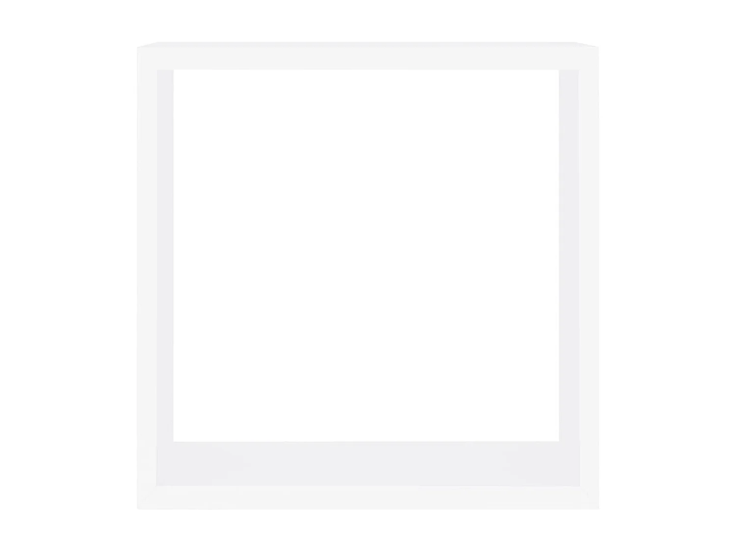 Étagères murales sous forme de cube 3 pcs Blanc MDF