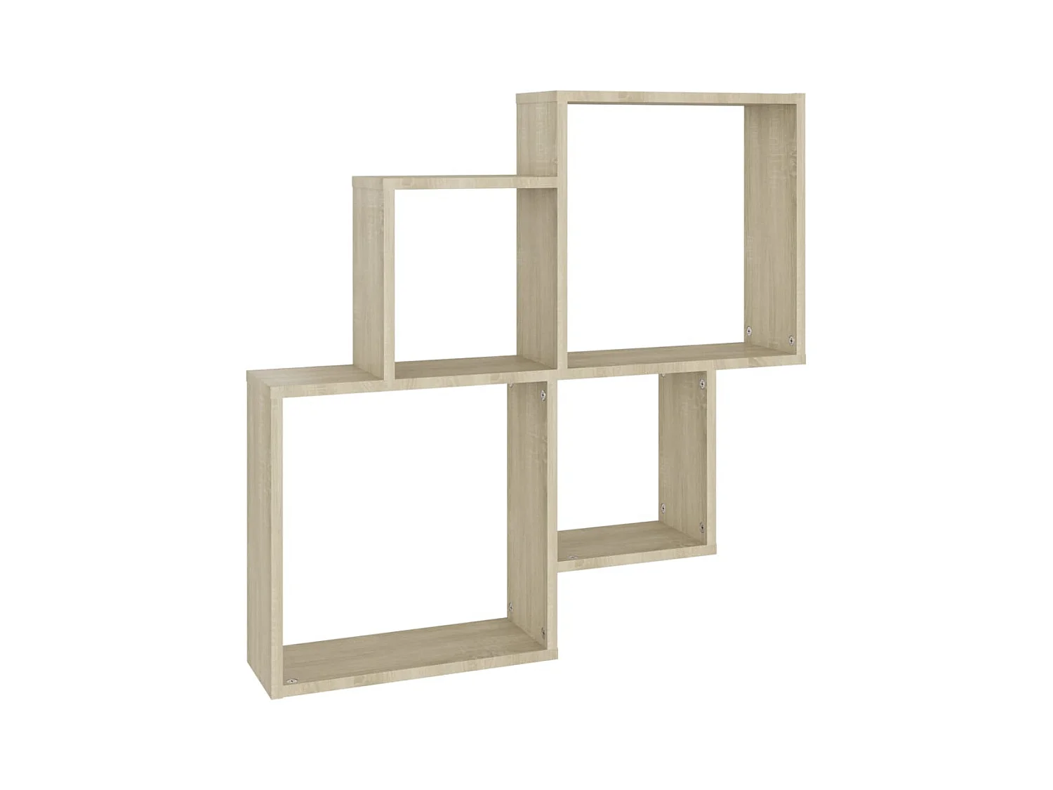 Étagère murale cube Chêne sonoma 80x15x78,5cm Bois d’ingénierie