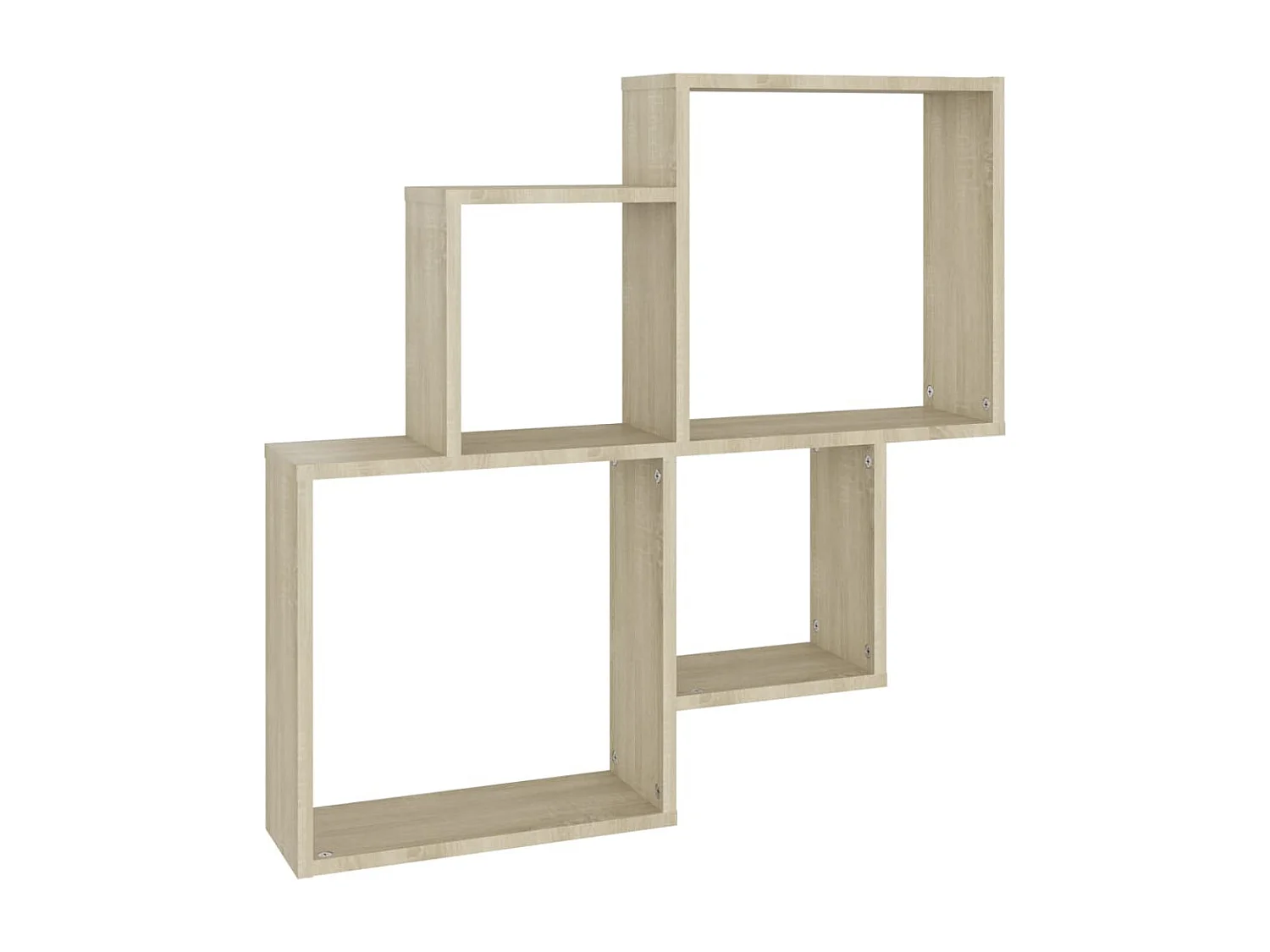 Étagère murale cube Chêne sonoma 80x15x78,5cm Bois d’ingénierie