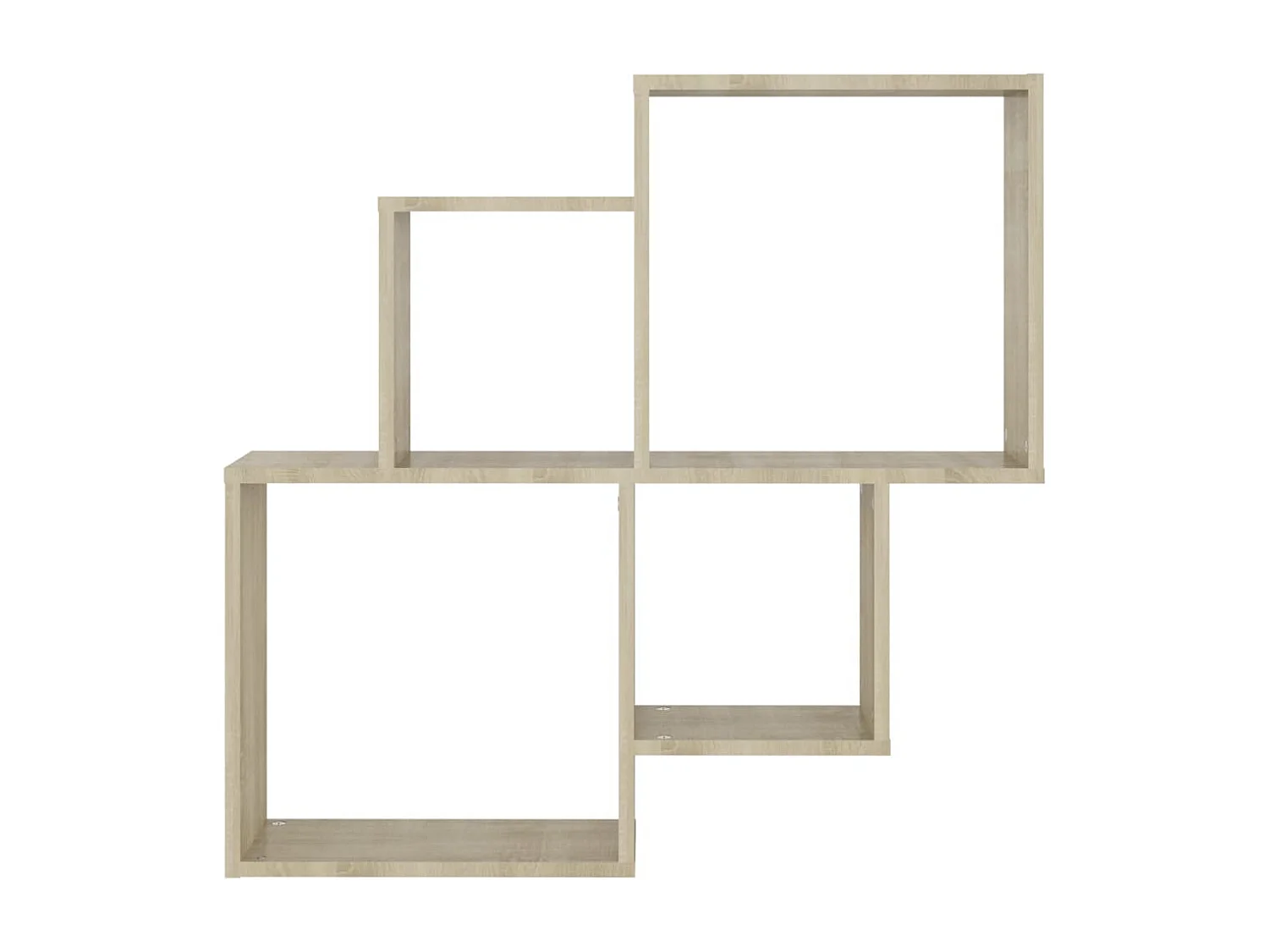 Étagère murale cube Chêne sonoma 80x15x78,5cm Bois d’ingénierie
