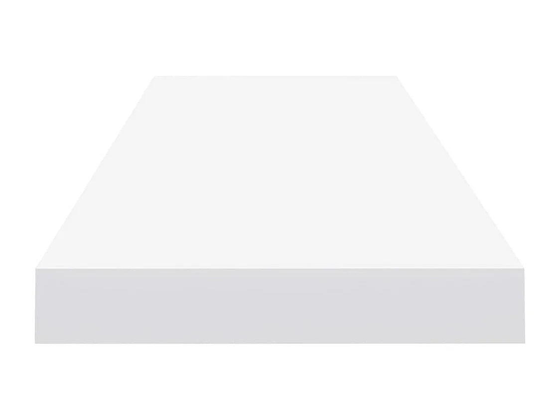 Étagère murale flottante blanc 90x23,5x3,8 cm MDF