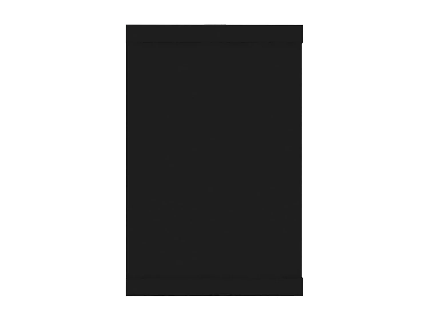 Étagères murales cube 4 pcs Noir 60x15x23 cm Bois d’ingénierie