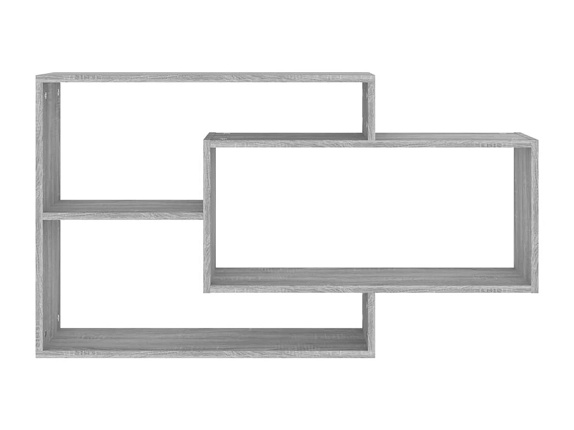 Étagère murale Sonoma gris 104x20x58,5 cm Bois d'ingénierie