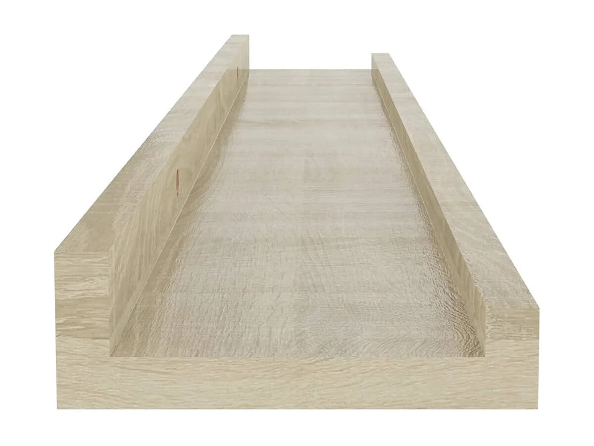 Étagères murales 2 pcs chêne sonoma 60x9x3 cm