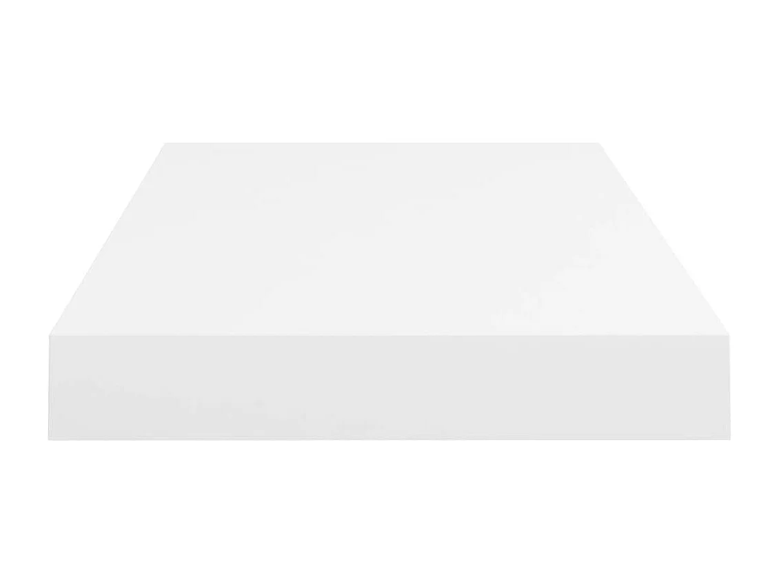 Étagère murale flottante blanc 50x23x3,8 cm MDF