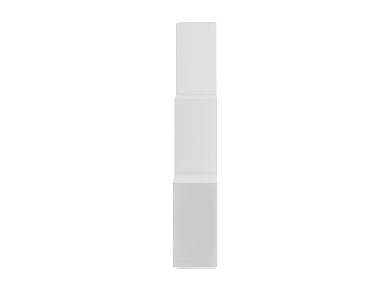 Étagère murale cube Blanc 78x15x93 cm Bois d’ingénierie