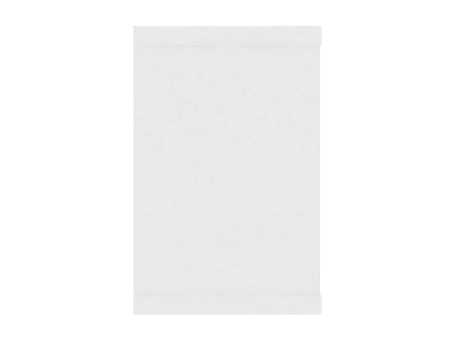 Étagères murales cube 2 pcs Blanc 60x15x23 cm Bois d’ingénierie