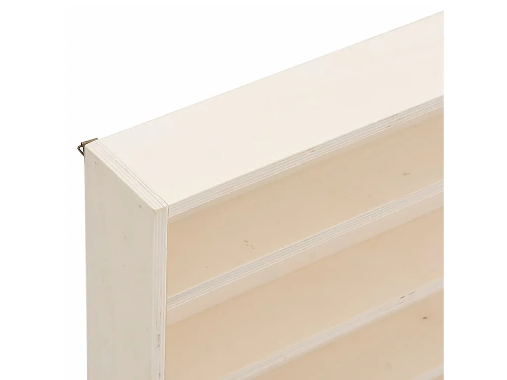 Vitrina de colección de madera con puertas 40x8,5x37cm