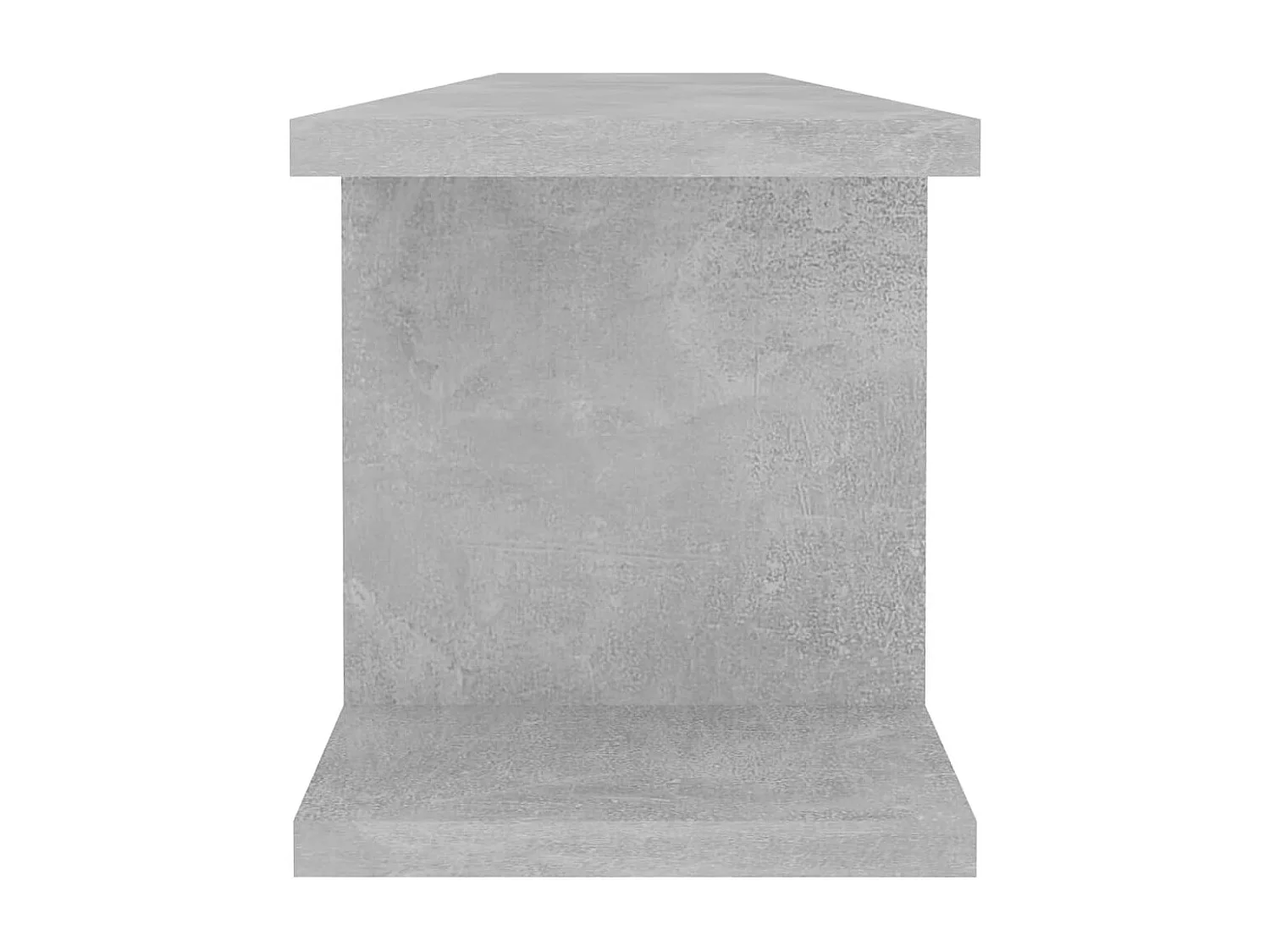 Estantes de pared 2 uds Gris hormigón 90x18x20 cm madera de ingeniería