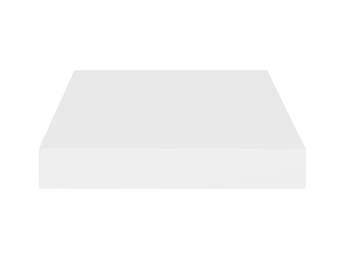 Étagère flottante murale blanc 23x23,5x3,8 cm MDF