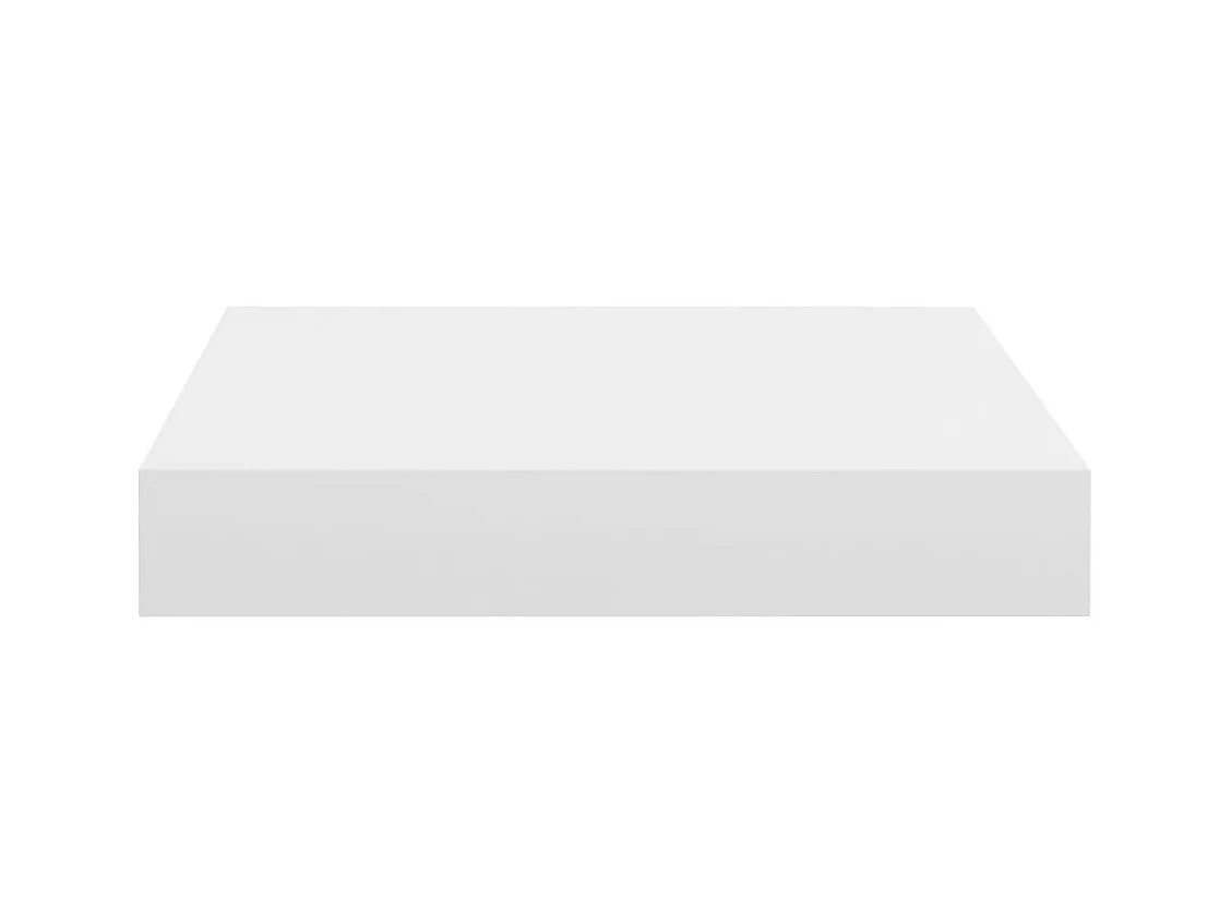 Étagère flottante murale blanc 23x23,5x3,8 cm MDF