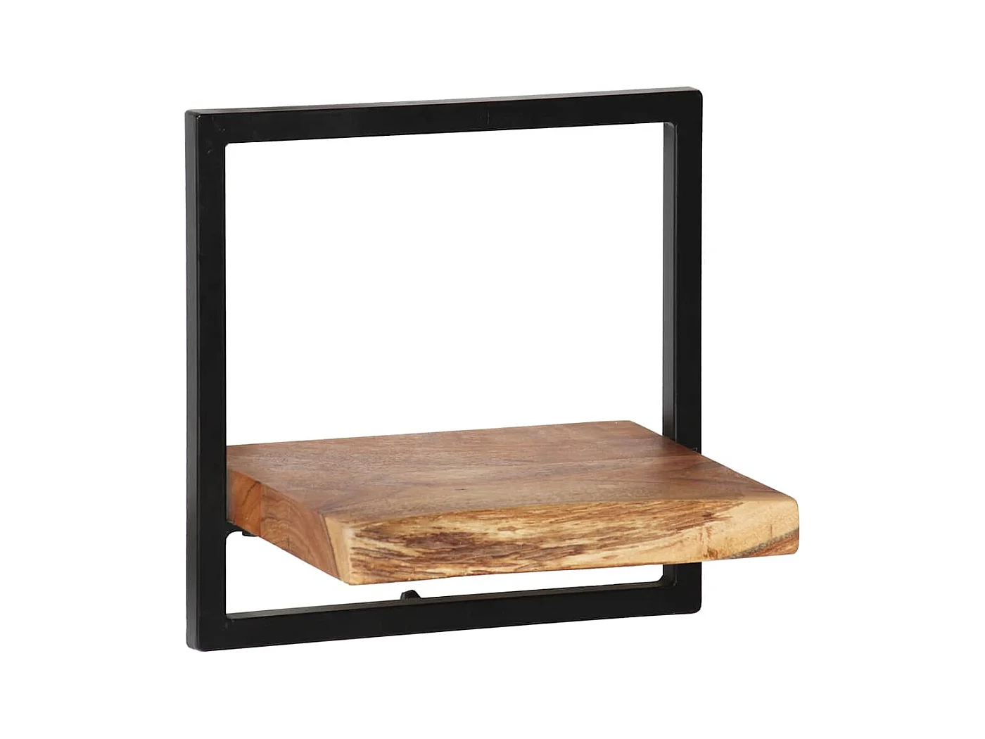 Set d'étagères murales 5 pcs Bois d'acacia massif et acier