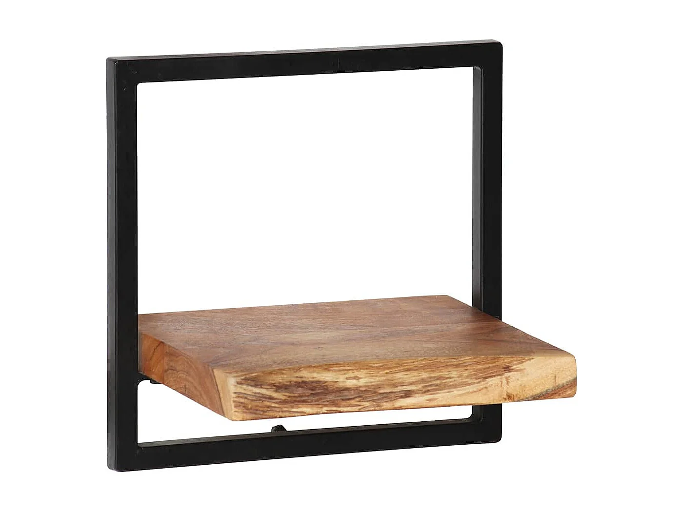 Set d'étagères murales 5 pcs Bois d'acacia massif et acier