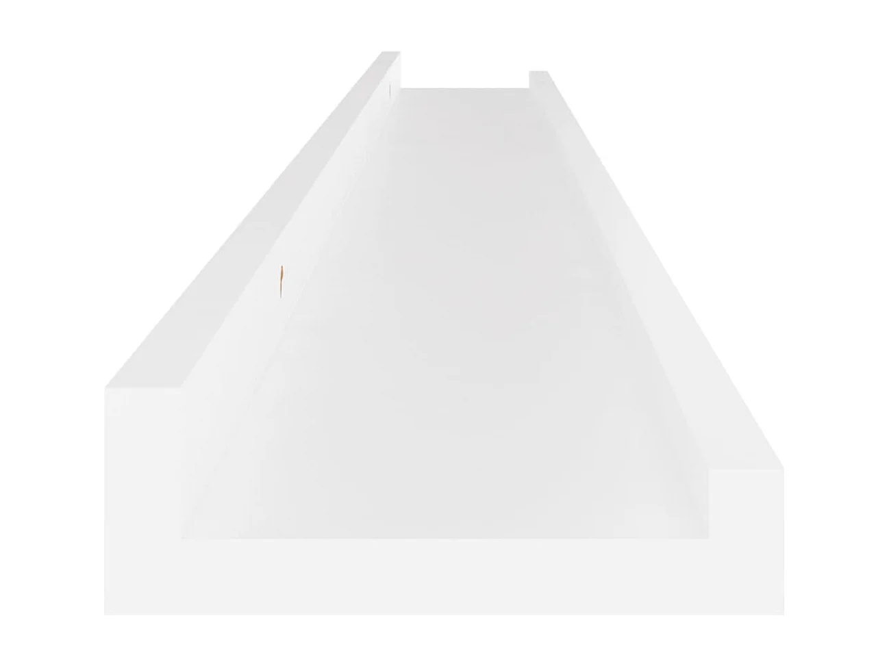 Étagères murales 4 pcs Blanc 100x9x3 cm