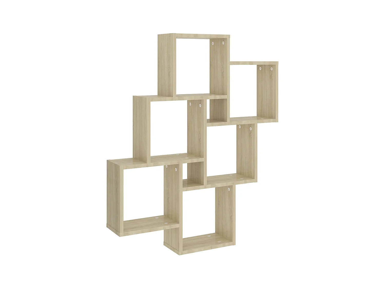 Étagère murale cube Chêne sonoma 78x15x93 cm Bois d’ingénierie