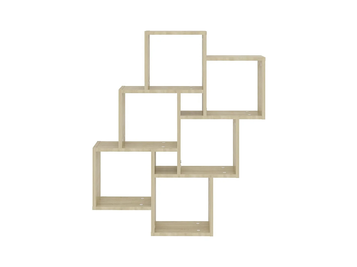Étagère murale cube Chêne sonoma 78x15x93 cm Bois d’ingénierie