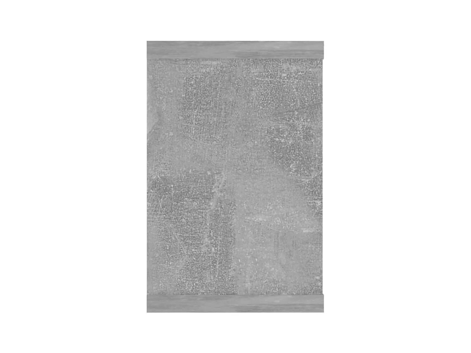 Étagères murales cube 2 pcs Gris béton Bois d’ingénierie