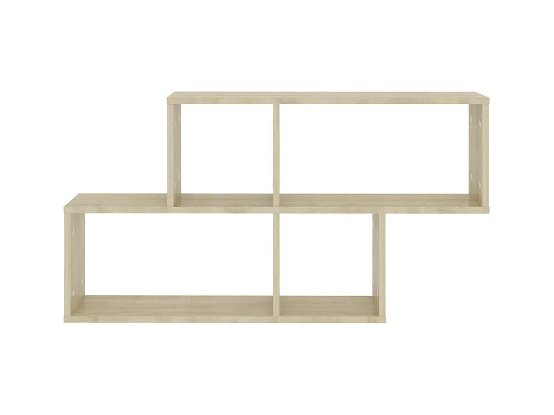 Mensola da parete in rovere Sonoma 100x18x53 cm in legno ingegnerizzato