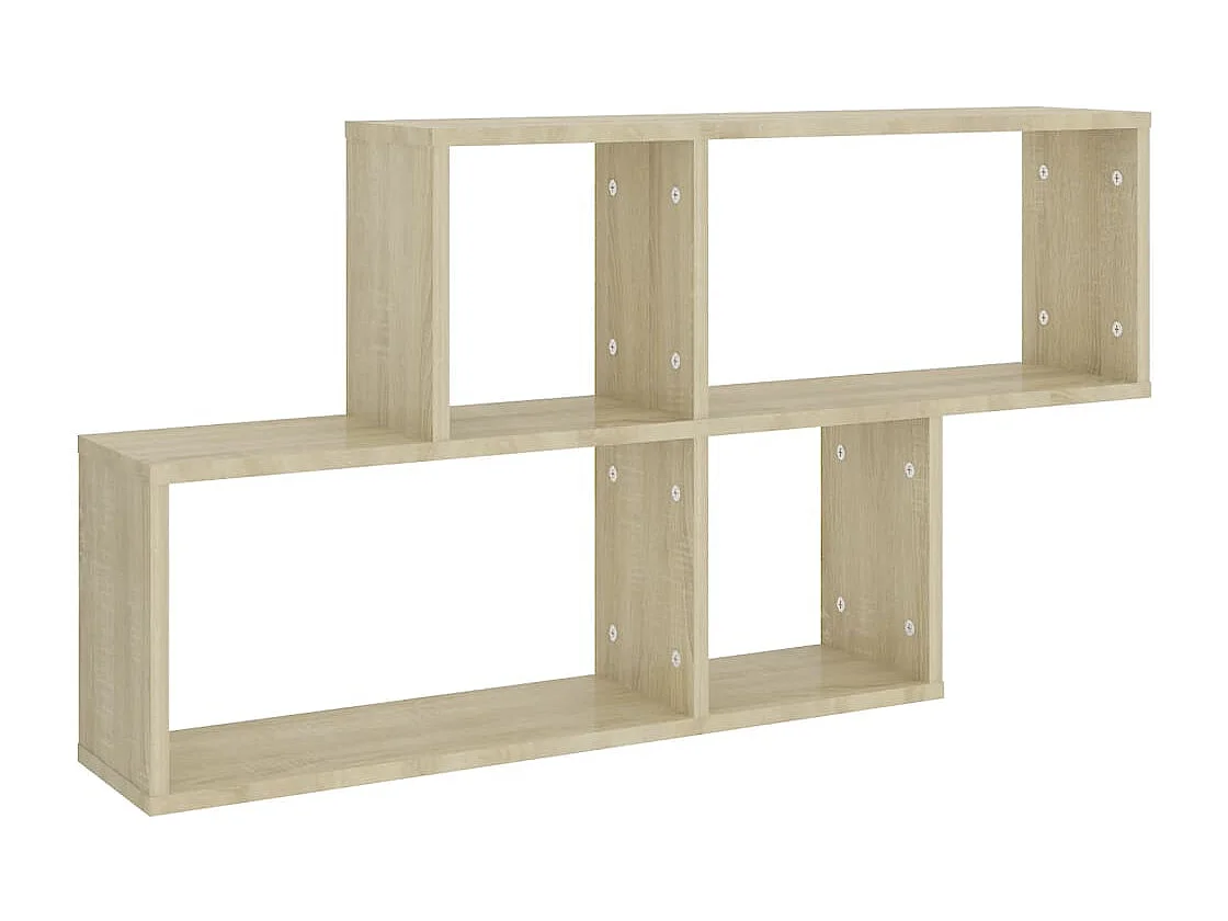 Mensola da parete in rovere Sonoma 100x18x53 cm in legno ingegnerizzato