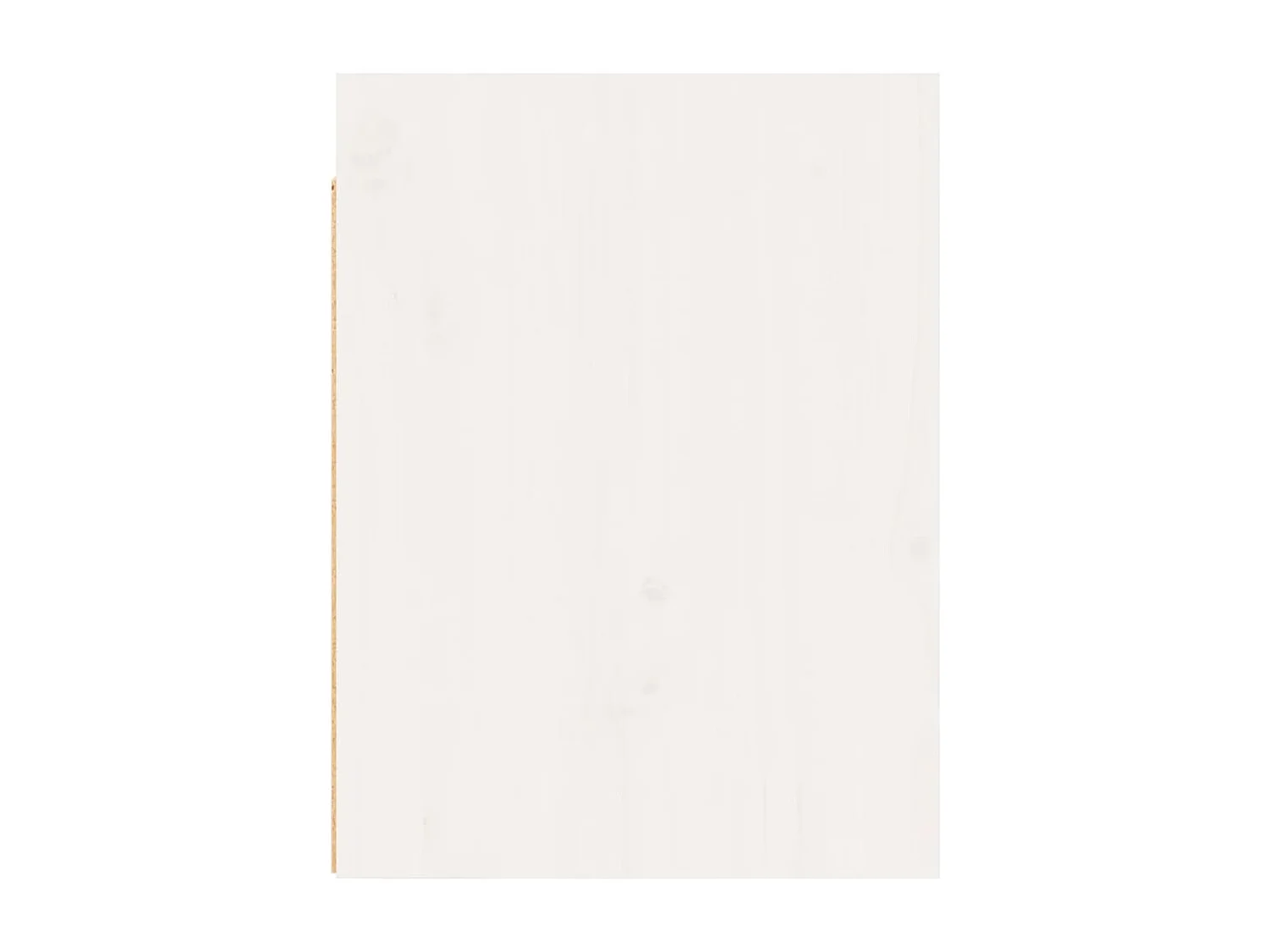 Pensili 2 pz Bianco 30x30x40 cm Legno massello di pino