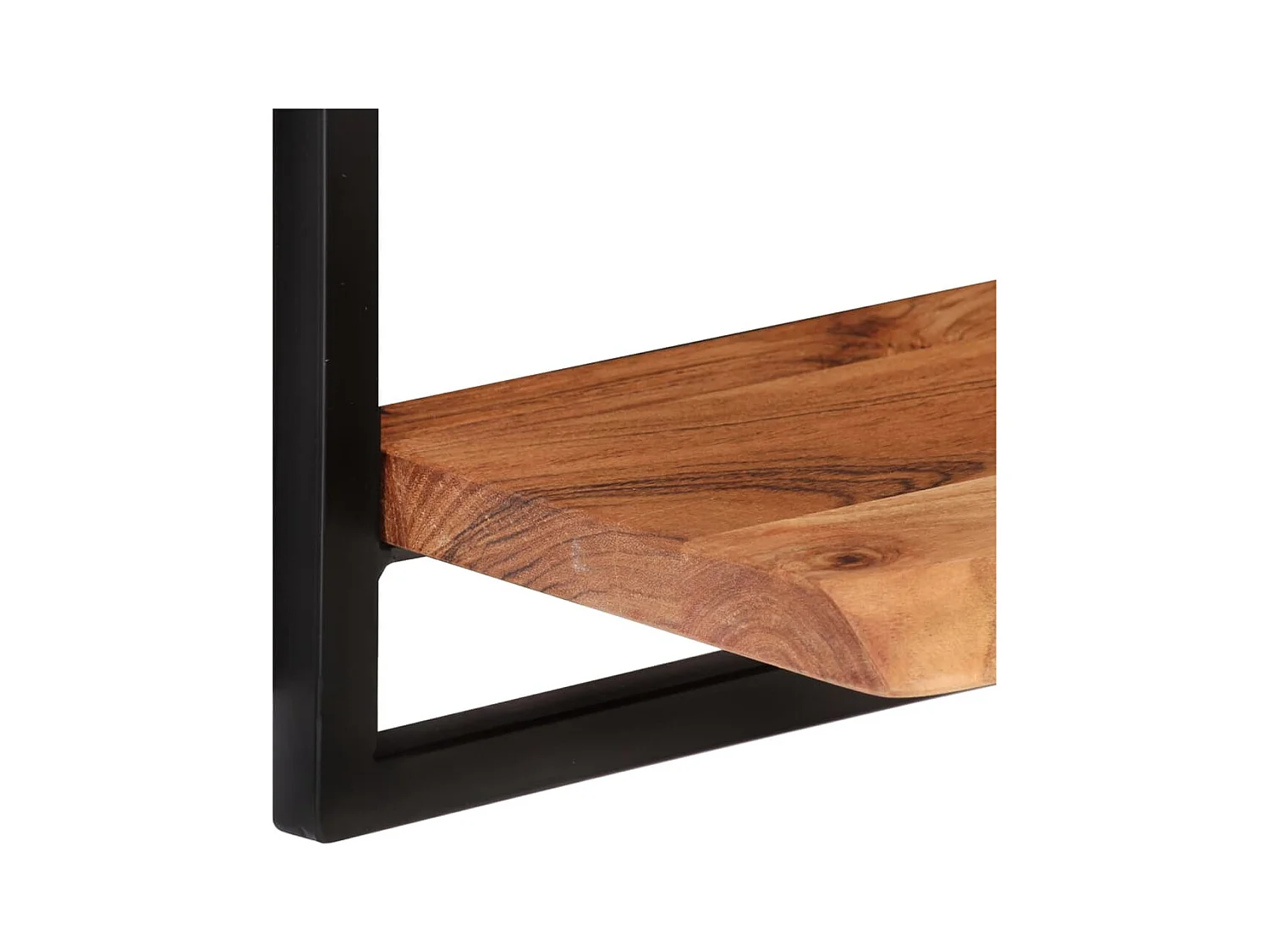 Étagères murales 2 pcs 60x25x35 cm Bois d'acacia et acier