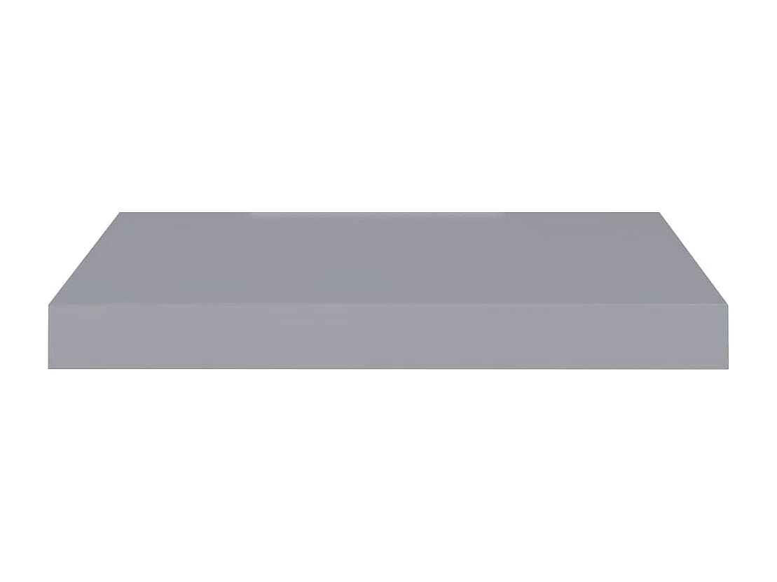 Schwebende Wandregale 2 Stk. Grau 40x23x3,8 cm MDF