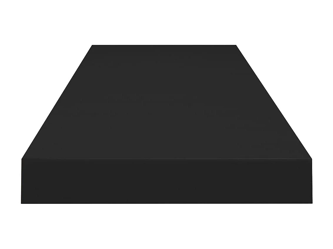 Étagère murale flottante noir 90x23,5x3,8 cm MDF