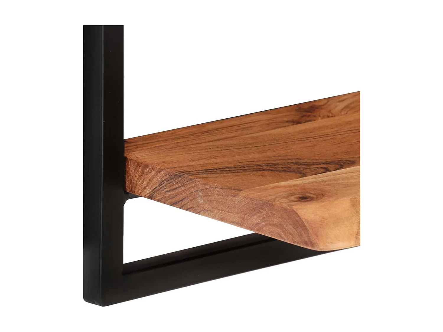 Estantes de pared 2 uds 40x24x35 cm Madera de acacia y acero