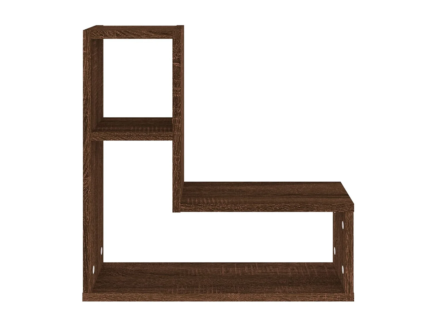 Étagères murales 2 pcs Chêne marron 50x15x50 cm Bois ingénierie