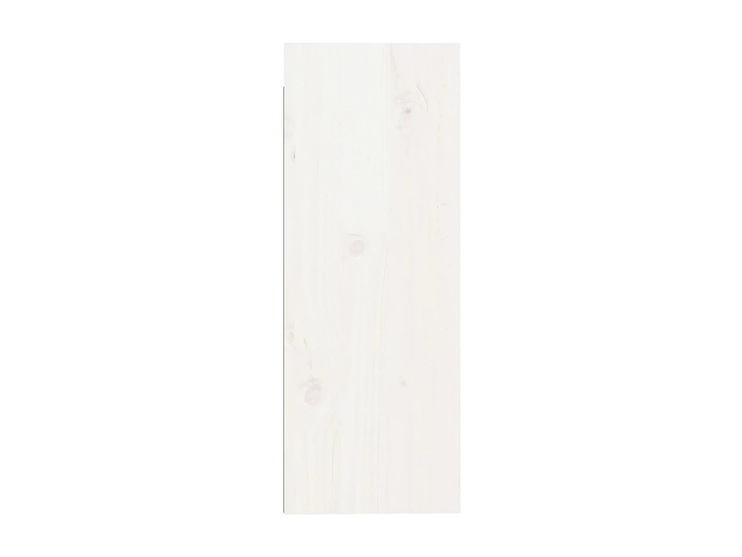 Pensili 2 pz Bianco 30x30x80 cm Legno massello di pino